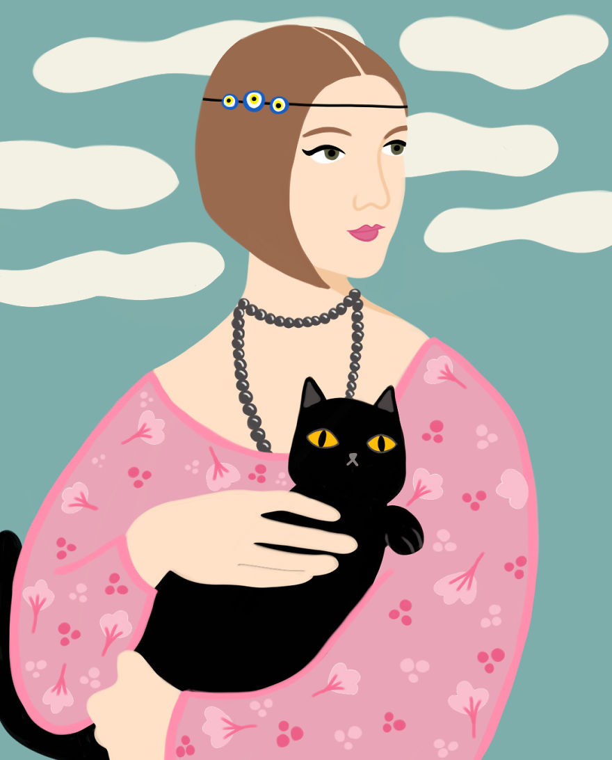 “The Lady With An Ermine” By Leonardo Da Vinci