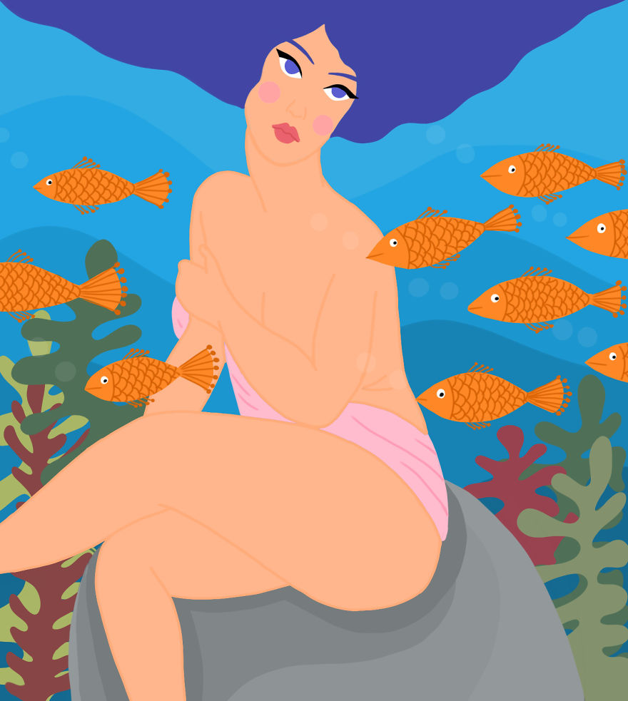 “Large Seated Nude” By Amedeo Modigliani