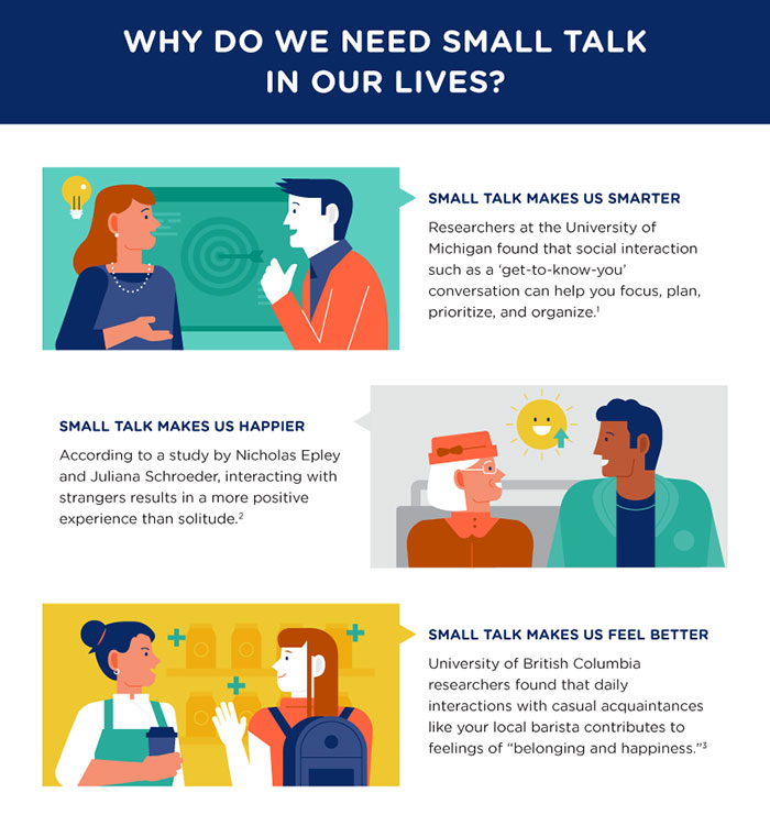 8 Tips On How To Get Better At Small Talk And Start Enjoying It 8 Tips On How To Get Better At Small Talk And Start Enjoying It