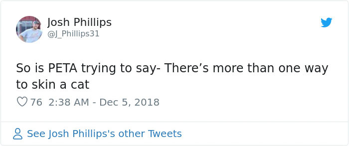 PETA Asks People To Stop Using "Anti-Animal" Phrases And People Can't Help But Laugh PETA Asks People To Stop Using "Anti-Animal" Phrases And People Can't Help But Laugh