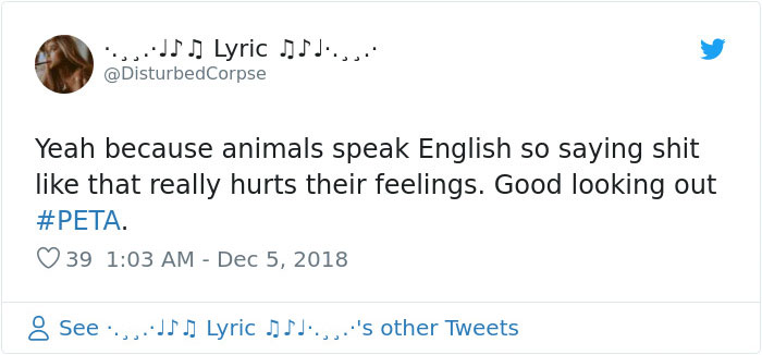 PETA Asks People To Stop Using "Anti-Animal" Phrases And People Can't Help But Laugh PETA Asks People To Stop Using "Anti-Animal" Phrases And People Can't Help But Laugh