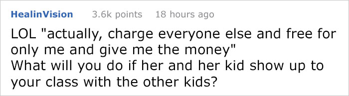"I Teach Swimming To Kids For Free. Mom Demands That I Teach Her Son Exclusively And Give Her The Money"