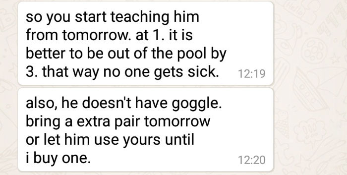 "I Teach Swimming To Kids For Free. Mom Demands That I Teach Her Son Exclusively And Give Her The Money"