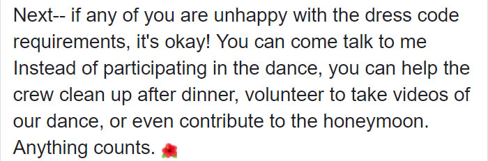 Bride Asks Guests To Dress Based On Their Weight, Completely Loses It When Someone Shames Her On Reddit