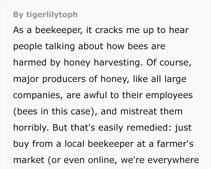 Beekeepers Sick Of Vegan Diet Hypocrisy Shut Them Down With Facts Beekeepers Sick Of Vegan Diet Hypocrisy Shut Them Down With Facts