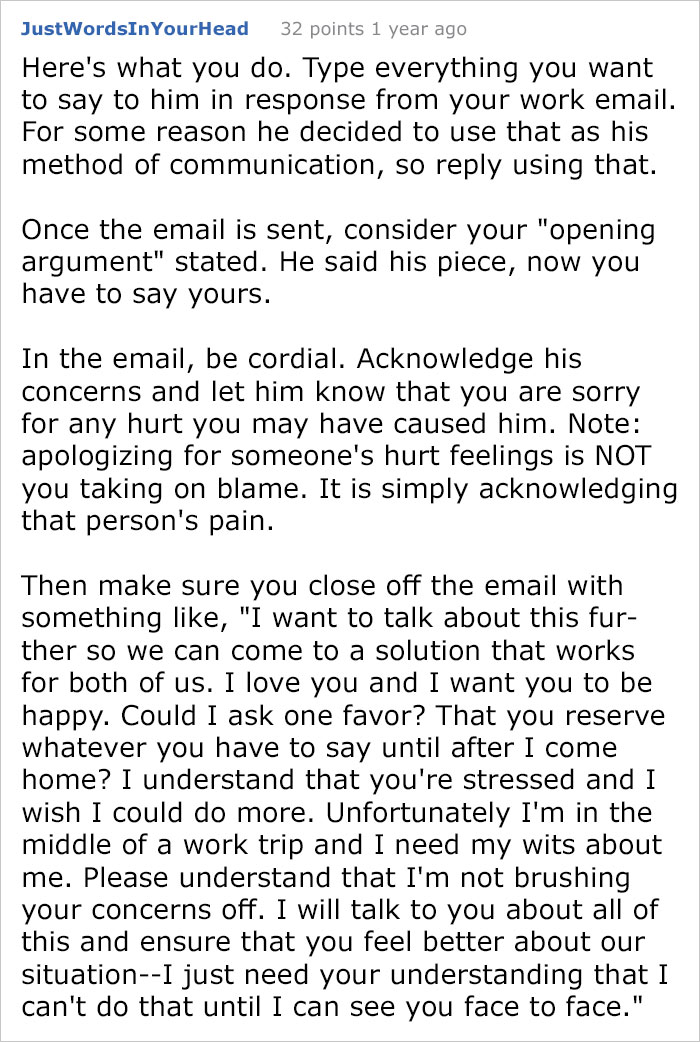 Husband Writes Down Every Time His Wife Refused Him Sex, Sends Her An Email After She Leaves For A Work Trip