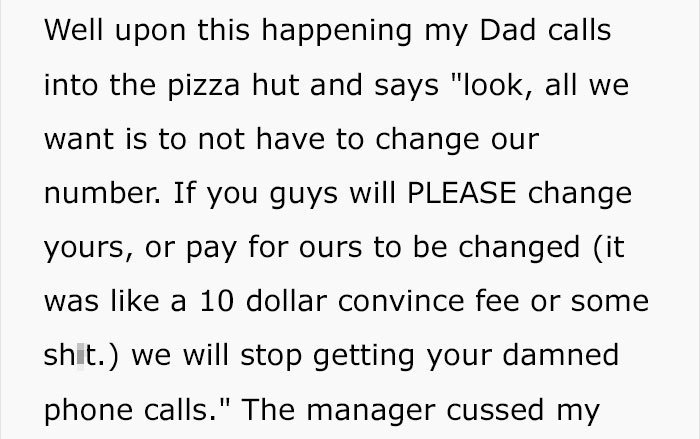 Pizza Hut Allegedly Refused To Fix Wrong Number Ad, End Up Closed When The Family Decide To Take Revenge Pizza Hut Allegedly Refused To Fix Wrong Number Ad, End Up Closed When The Family Decide To Take Revenge