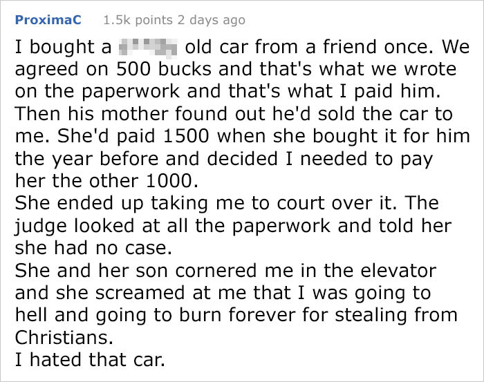 21 Year-Old Son Buys Car, Mom Contacts Seller To Return Money 21 Year-Old Son Buys Car, Mom Contacts Seller To Return Money