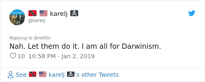 Netflix Warns People To Stop Doing The 'Bird Box Challenge', But Not Everyone Listens Netflix Warns People To Stop Doing The 'Bird Box Challenge', But Not Everyone Listens