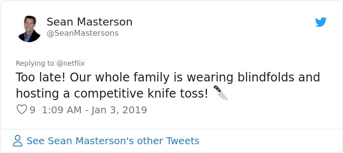 Netflix Warns People To Stop Doing The 'Bird Box Challenge', But Not Everyone Listens Netflix Warns People To Stop Doing The 'Bird Box Challenge', But Not Everyone Listens