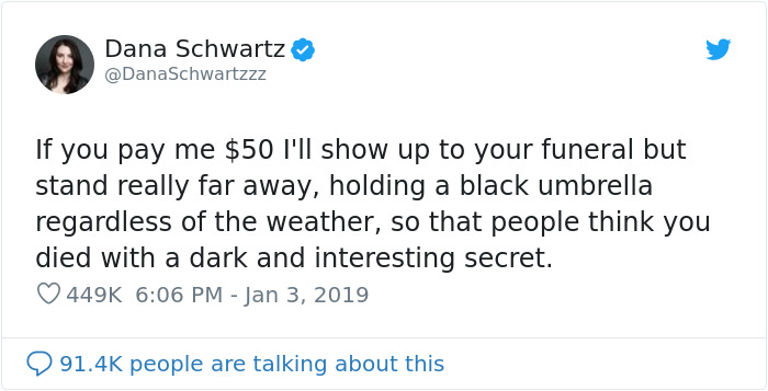 Woman Says She Can Show Up To Your Funeral If You Pay Her $50, People Start Sending Her Money