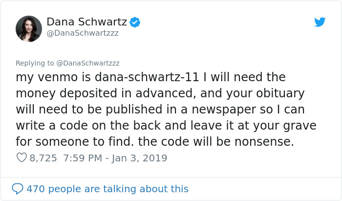 Woman Says She Can Show Up To Your Funeral If You Pay Her $50, People Start Sending Her Money