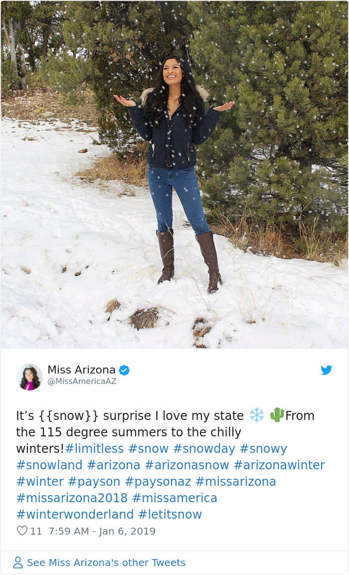 Snow Falls In Arizona Desert And The Pictures Are Chilling Snow Falls In Arizona Desert And The Pictures Are Chilling
