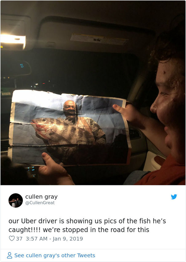 When Your Uber Driver Knows What's Important