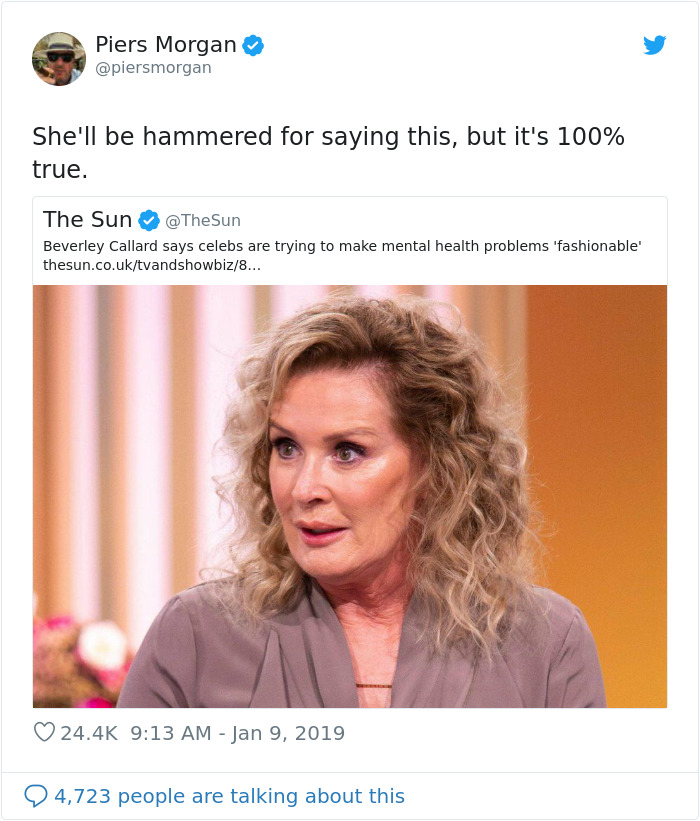 Piers Morgan Blames Celebrities For Making Mental Health Issues &lsquo;Fashionable&rsquo;, Sophie Turner Teaches Him A Stark Lesson