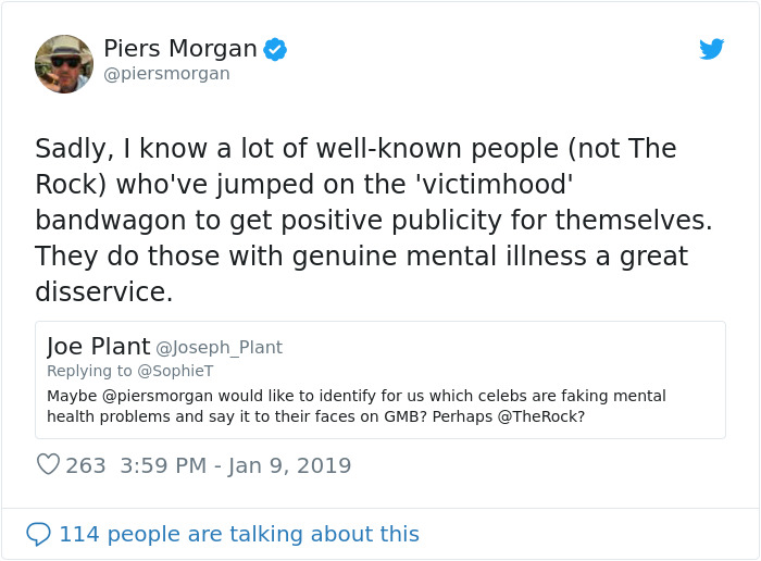 Piers Morgan Blames Celebrities For Making Mental Health Issues &lsquo;Fashionable&rsquo;, Sophie Turner Teaches Him A Stark Lesson