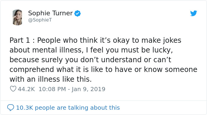 Piers Morgan Blames Celebrities For Making Mental Health Issues ‘Fashionable’, Sophie Turner Teaches Him A Stark Lesson Piers Morgan Blames Celebrities For Making Mental Health Issues ‘Fashionable’, Sophie Turner Teaches Him A Stark Lesson