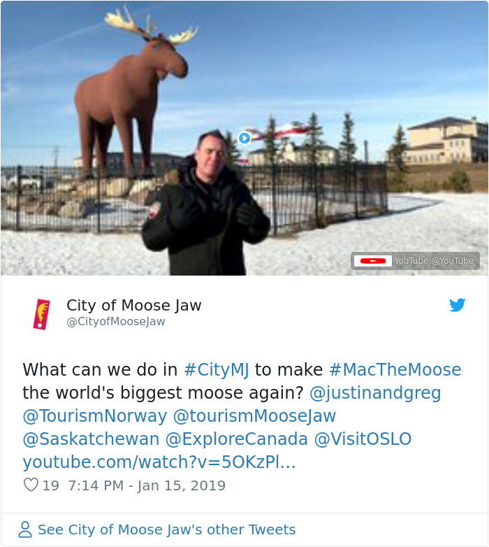 Norway Builds World's Tallest Moose Statue, Canada Strikes Back