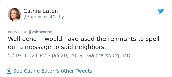 Badass Geologist Gets Revenge On Drunk Neighbour Who Blocks Her Car With Boulder Badass Geologist Gets Revenge On Drunk Neighbour Who Blocks Her Car With Boulder