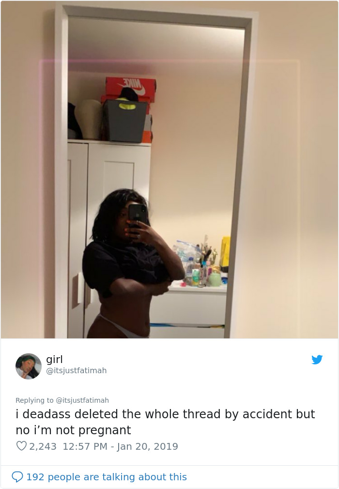 After This Woman Shared A Picture Of Her 'Food Baby', People Joined To Support Her