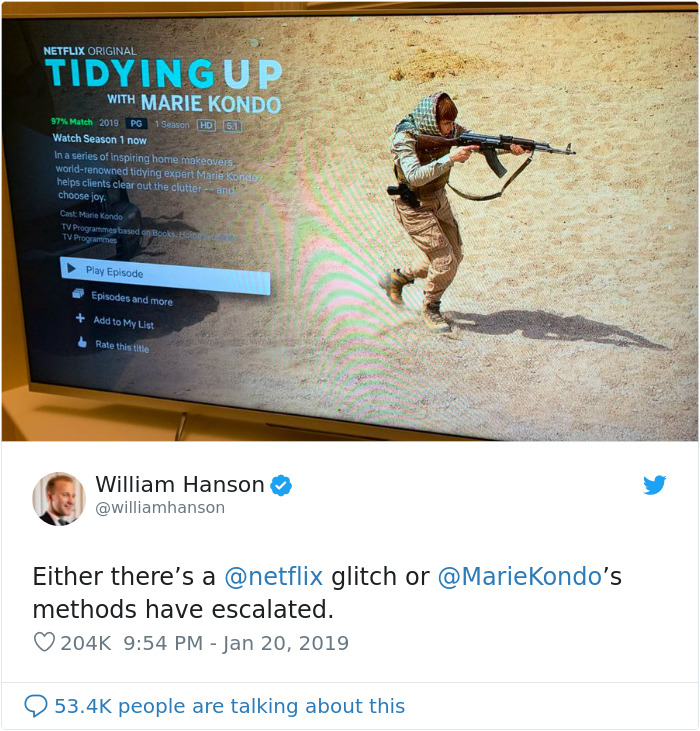 12 Of The Funniest Reactions To Netflix's Unfortunate Mistake With Marie Kondo's Pic - Even Chrissy Teigen Responds