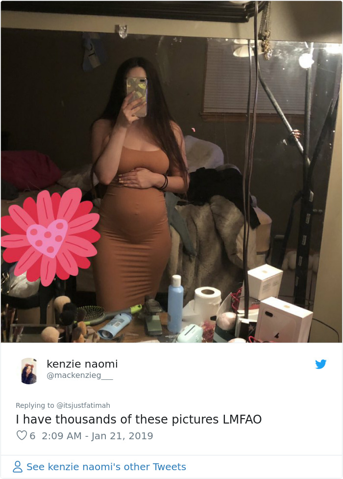 After This Woman Shared A Picture Of Her 'Food Baby', People Joined To Support Her