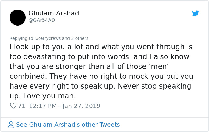 Celebrities Mock Terry Crews Sexual Assault Claims Because He's Too Strong To Get Assaulted, He Shuts Them Down