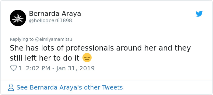 Tweet expressing frustration over Ariana Grande's Japanese BBQ tattoo mistake. Tweet expressing frustration over Ariana Grande's Japanese BBQ tattoo mistake.