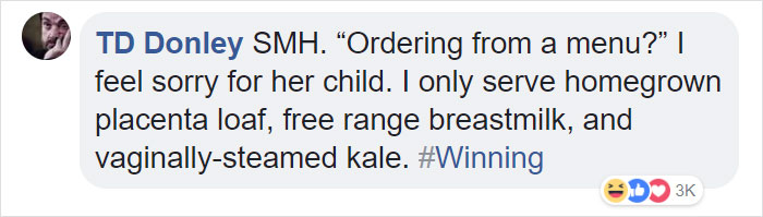 "Pretentious Foodie" New Mom Doesn't Understand Why Kid's Menus Exist, So Parents Hilariously Explain It To Her