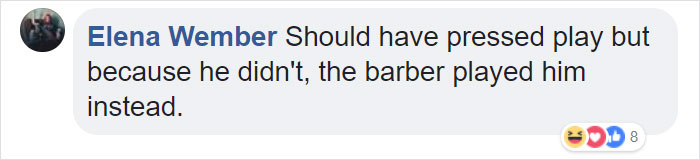 People Are Cracking Up At This Barber Who Shaved A Triangle On Client's Head After Being Shown A Paused Video People Are Cracking Up At This Barber Who Shaved A Triangle On Client's Head After Being Shown A Paused Video