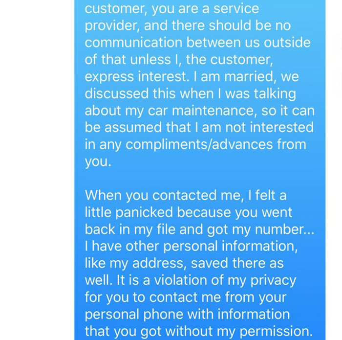 People Are Applauding The Way This Woman Shut Down Jiffy Lube Employee That Was Harassing Her People Are Applauding The Way This Woman Shut Down Jiffy Lube Employee That Was Harassing Her