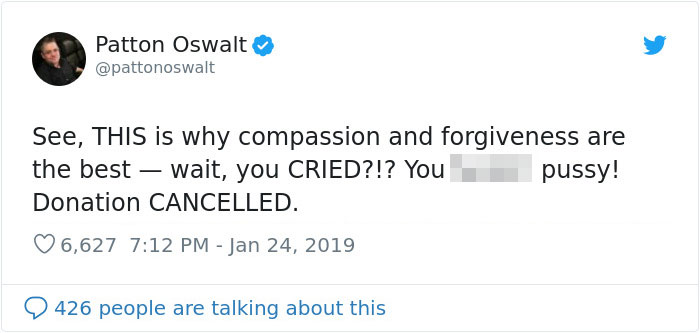 Patton Oswalt Gets Attacked By Troll On Twitter, Turns His Life Upside Down After Seeing His Timeline