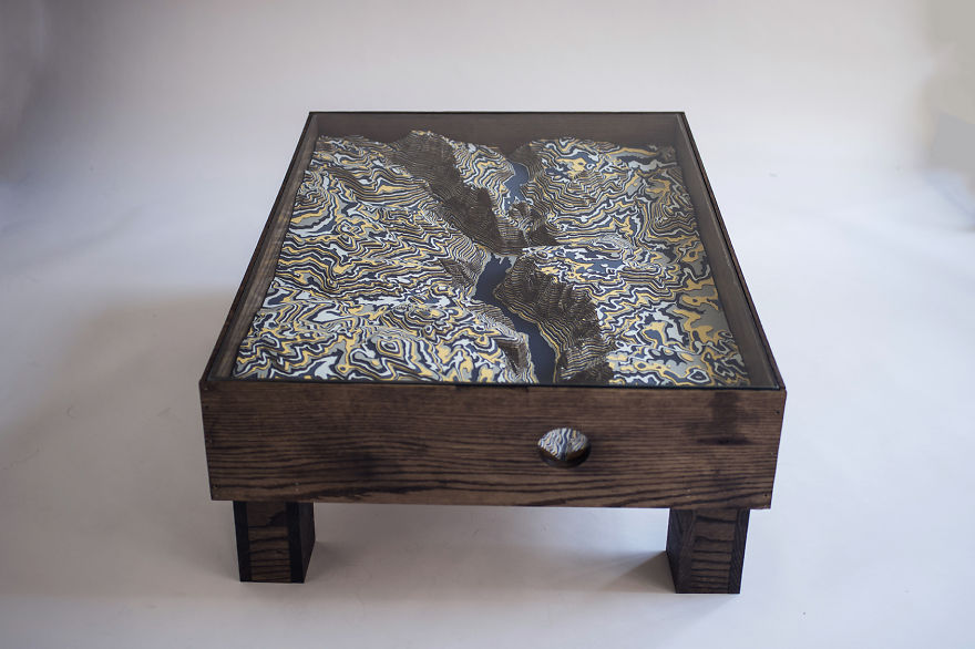 I Made A Yosemite Valley Sculpture And Put It In A Table I Made A Yosemite Valley Sculpture And Put It In A Table