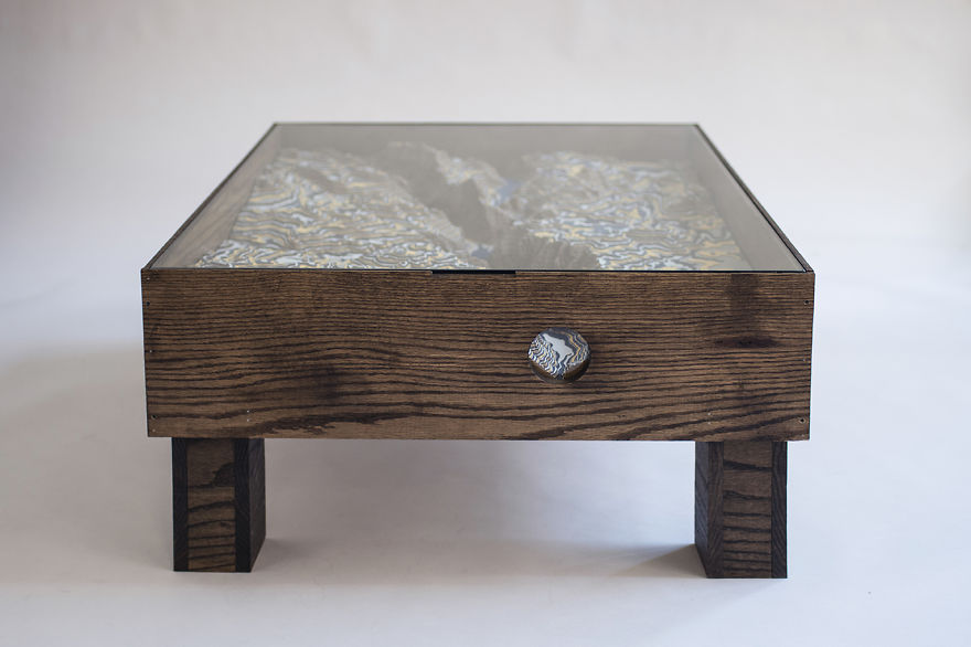 I Made A Yosemite Valley Sculpture And Put It In A Table