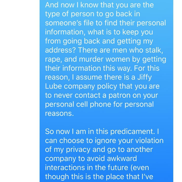 People Are Applauding The Way This Woman Shut Down Jiffy Lube Employee That Was Harassing Her People Are Applauding The Way This Woman Shut Down Jiffy Lube Employee That Was Harassing Her