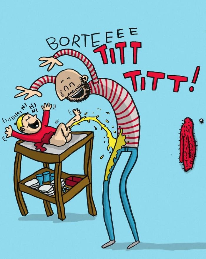 The Diaper Is Your Best Friend When It Comes To Making The Baby Laugh