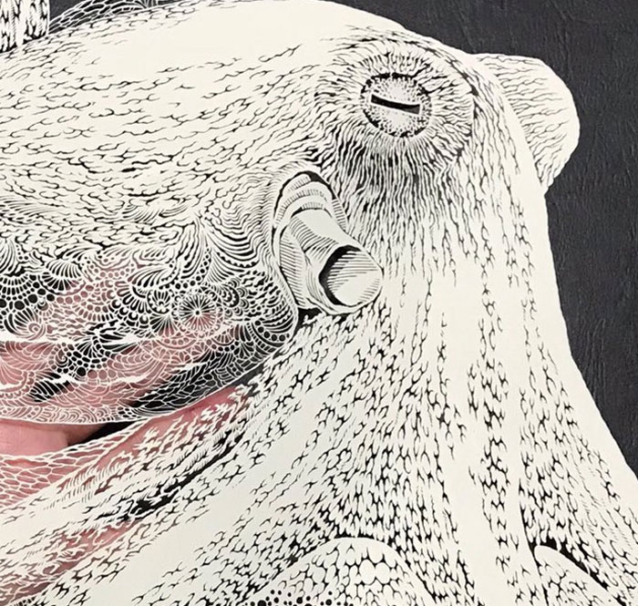 Japanese Artist Hand-Cuts Octopus From A Single Sheet Of Paper, And It&rsquo;s Even More Impressive From Up Close