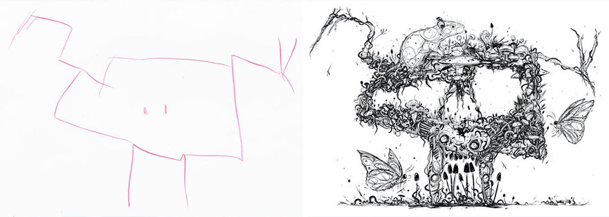 The Monster Project Continues To Invite Artists To Reproduce The Monsters Designed By Children And The Result Is From The Other World(News Pics)