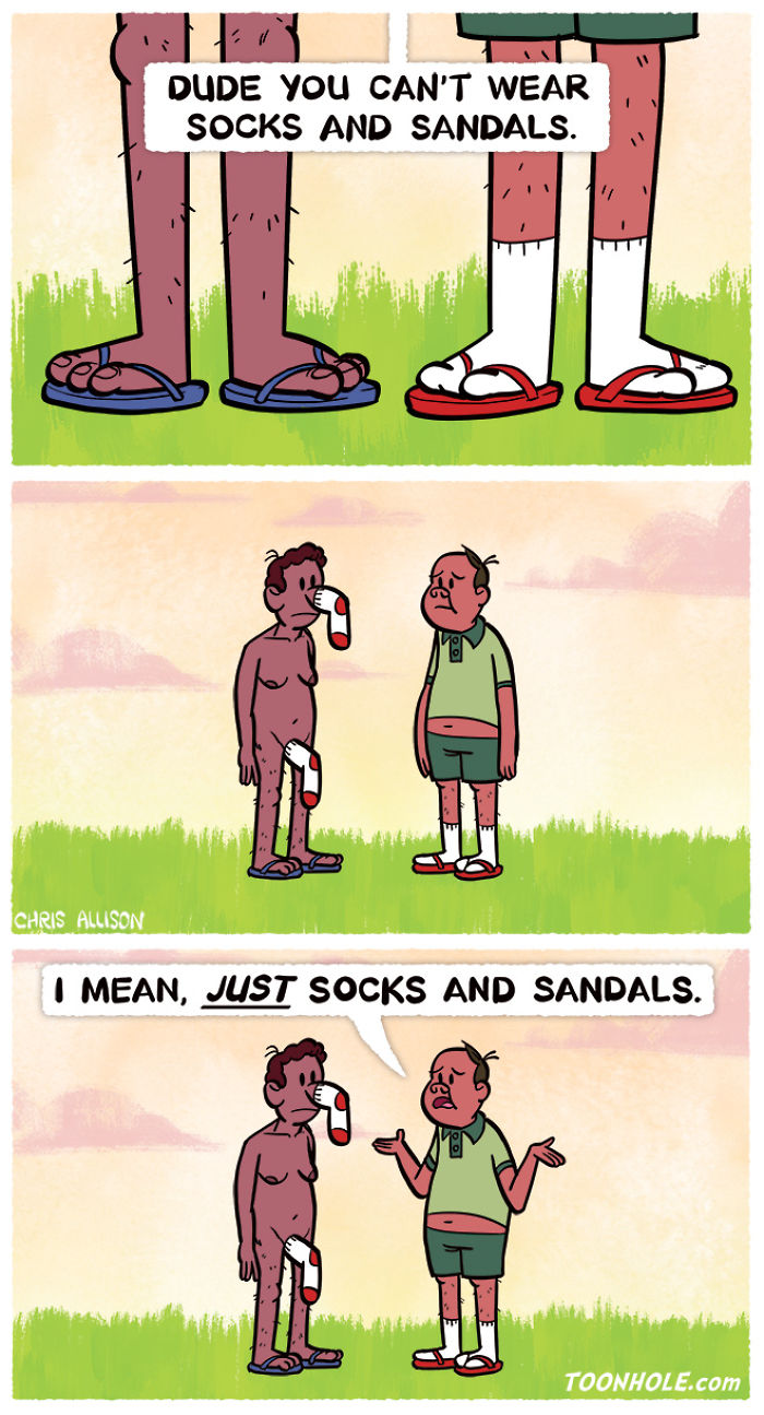 Socks And Sandals