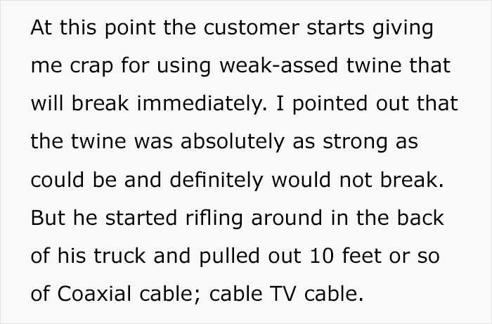 Angry Customer Demands To Tie Up His Fridge With T.V Cable, Sears Employee Lets Physics Teach Him A Lesson Angry Customer Demands To Tie Up His Fridge With T.V Cable, Sears Employee Lets Physics Teach Him A Lesson