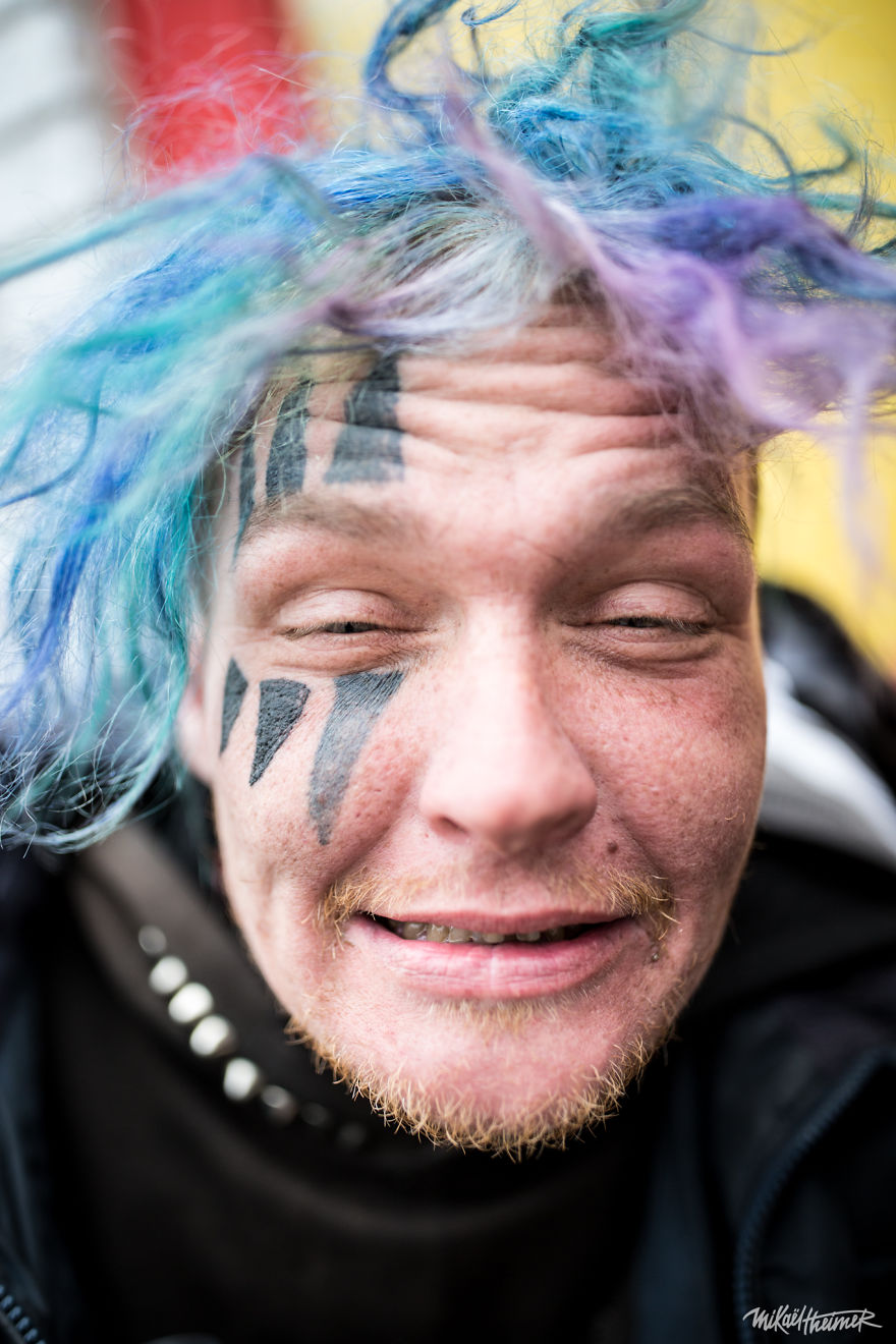 I Photograph The Colorful Faces Of People In Montreal. Up Close And Personal.