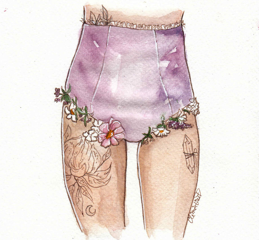 Here Is A Collection Of Plant Loving Witches That I Illustrated