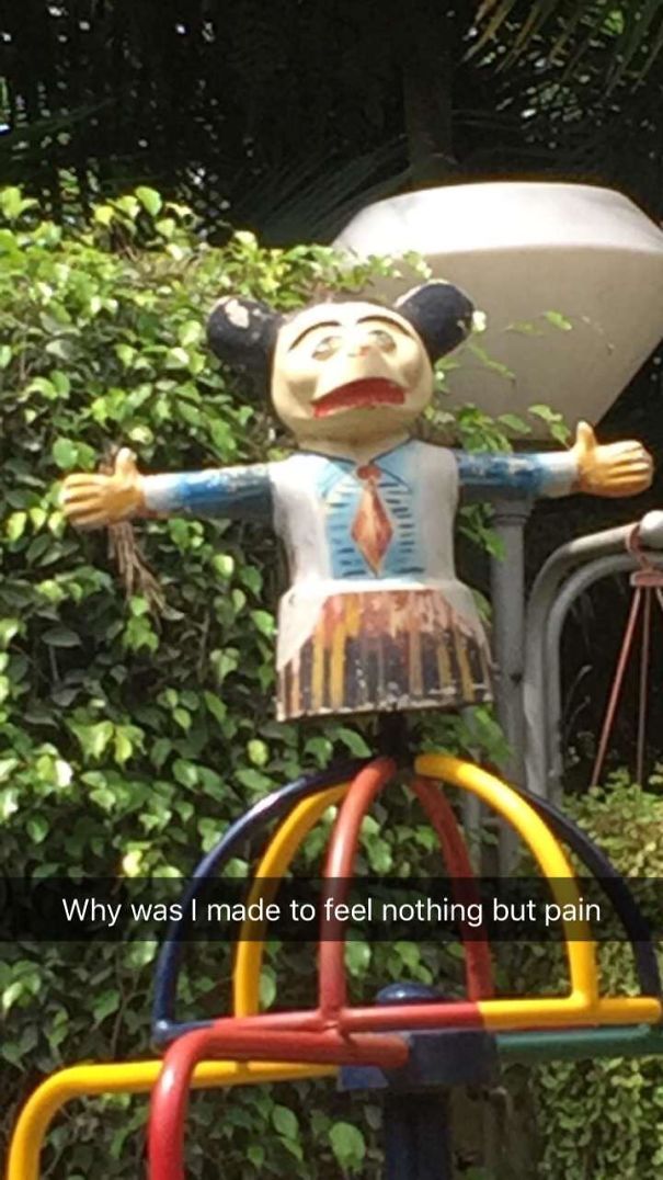 This Mickey Mouse At A Local Play Park