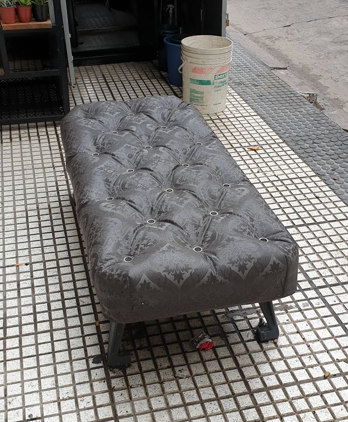 Metal Benches In Buenos Aires Look Very Soft