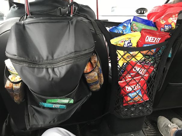 My Uber Driver In Chicago Had Snacks That You Were Free To Take