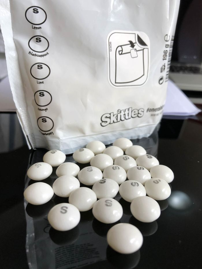 These Rainbowless Skittles