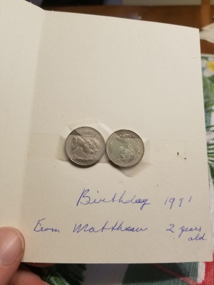 My Grandmother Recently Passed Away And My Mom Found This Card In Her House