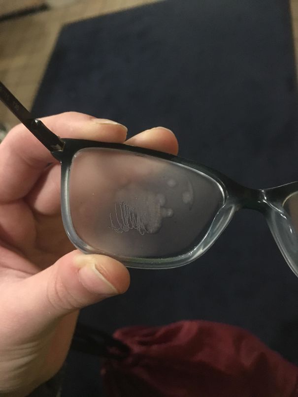 In A Matter Of 2 Minutes Walking Across Campus, My Glasses Started To Frost/Ice Over