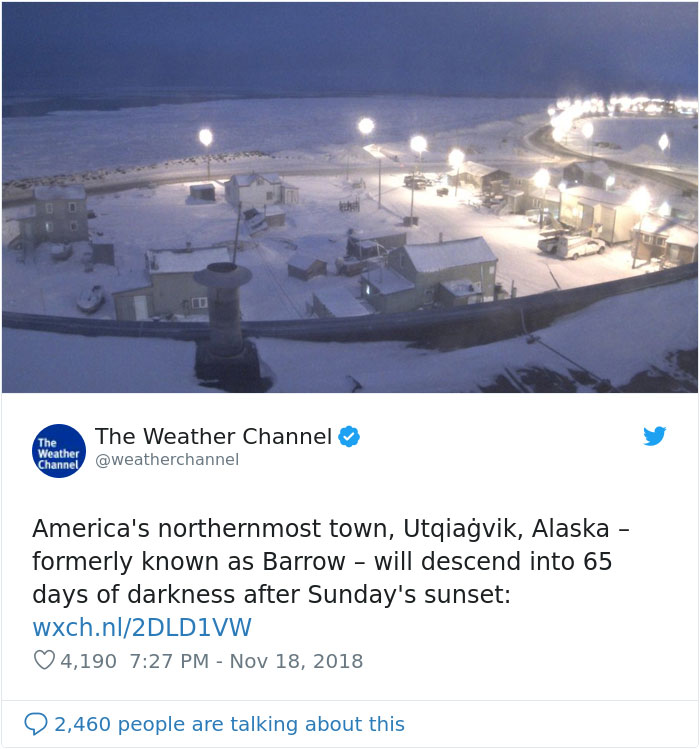 A Town In Alaska Lives In Complete Darkness Every Year For 65 Days A Town In Alaska Lives In Complete Darkness Every Year For 65 Days