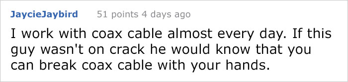 Angry Customer Demands To Tie Up His Fridge With T.V Cable, Sears Employee Lets Physics Teach Him A Lesson Angry Customer Demands To Tie Up His Fridge With T.V Cable, Sears Employee Lets Physics Teach Him A Lesson